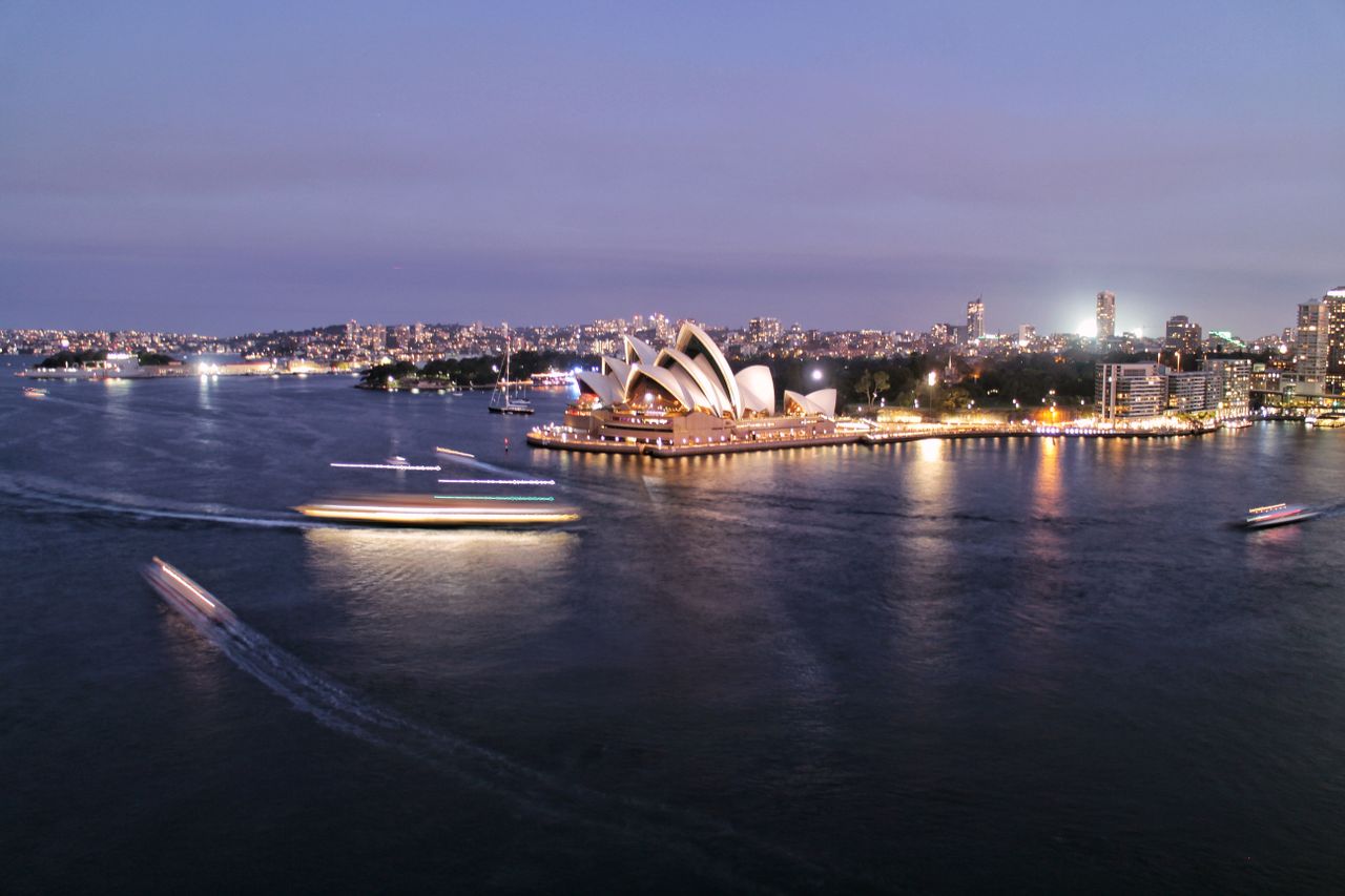 Australian university campus with students